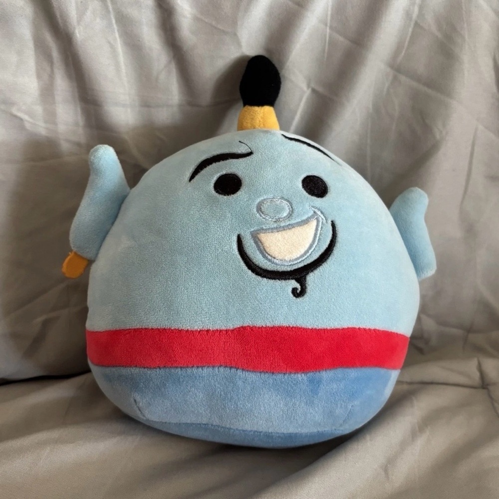 Disney Genie Squishmallows Plush with Red Belt Kelly Toys 8”